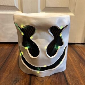 DJ Marshmello Helmet Halloween lights Costume Mask
